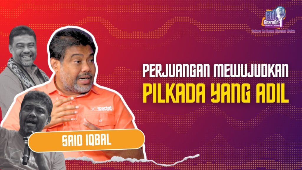 Said Iqbal saat di podcast EdShareOn. (Foto: EdShareOn.com)