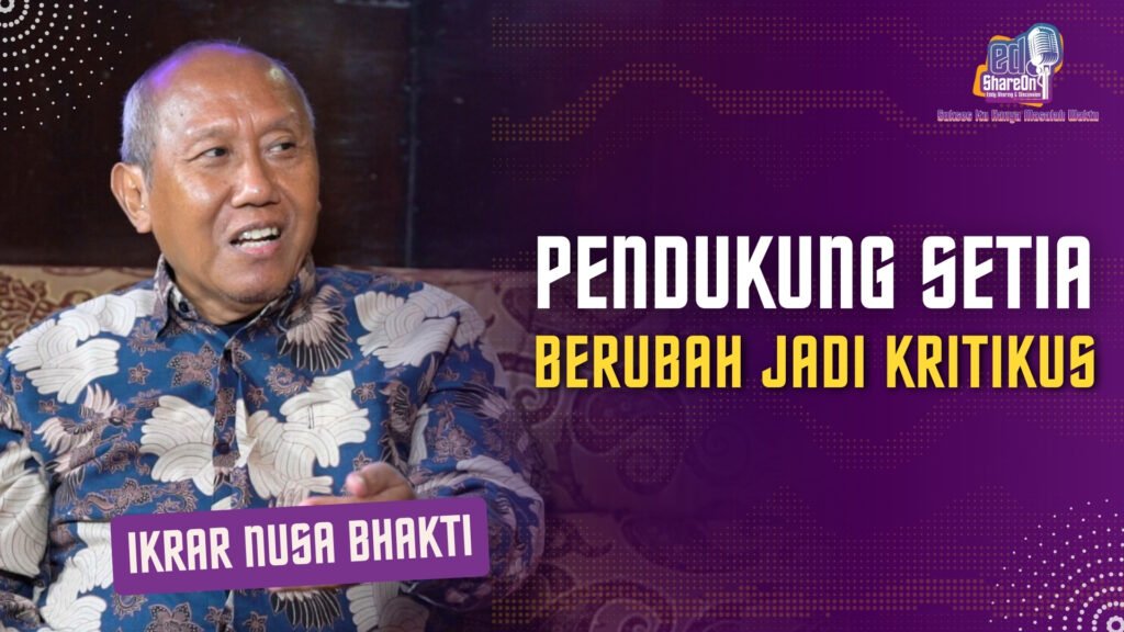 Ikrar Nusa Bhakti saat di podcast EdShareOn. (Foto: EdShareOn.com)