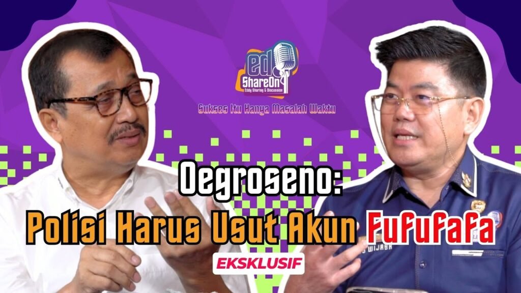 Oegroseno saat di podcast EdShareOn. (Foto: EdShareOn.com)