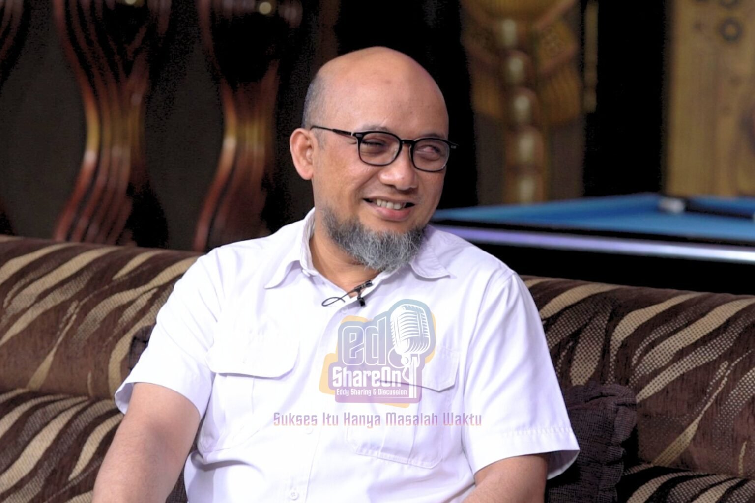 Novel Baswedan saat di podcast EdShareOn. (Foto: EdShareOn.com)