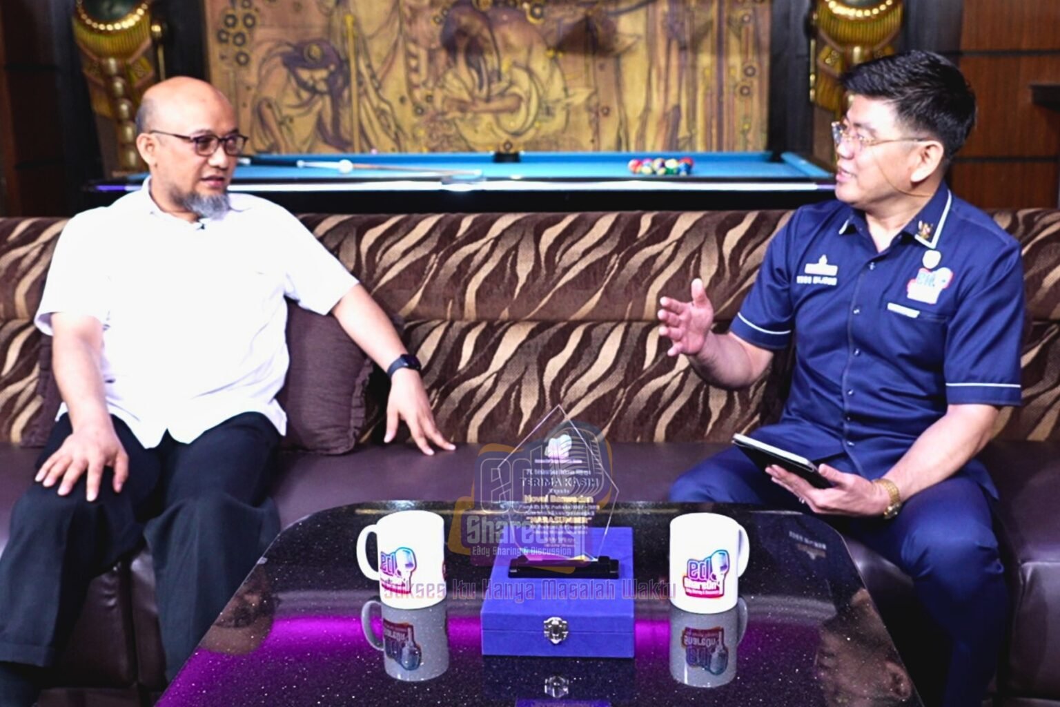 Novel Baswedan saat di podcast EdShareOn. (Foto: EdShareOn.com)