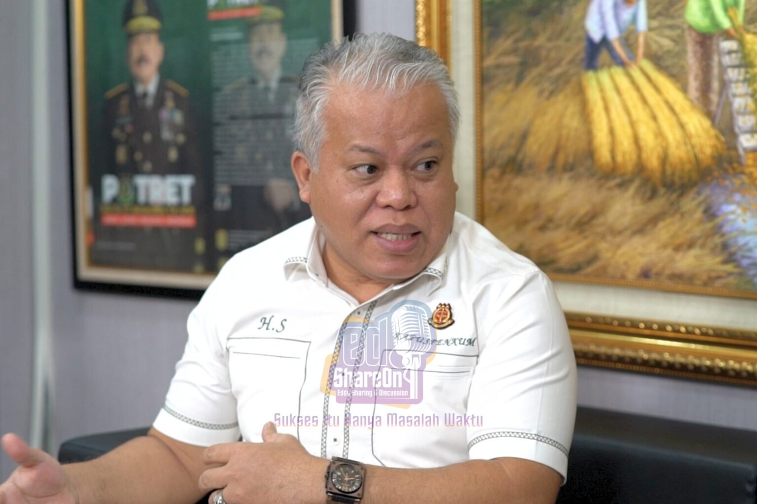 Harli Siregar saat di podcast EdShareOn. (Foto: EdShareOn.com)