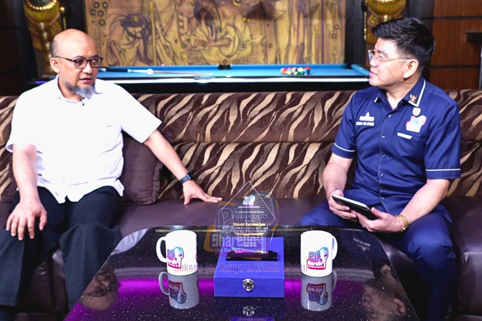 Novel Baswedan saat di podcast EdShareOn. (Foto: EdShareOn.com)