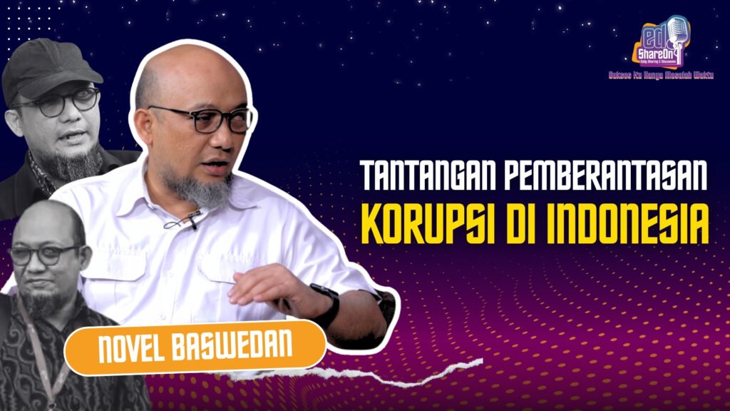 Novel Baswedan saat di podcast EdShareOn. (Foto: EdShareOn.com)