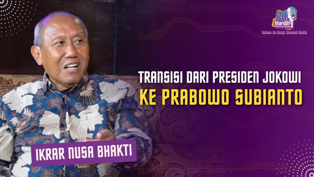 Ikrar Nusa Bhakti saat di podcast EdShareOn. (Foto: EdShareOn.com)