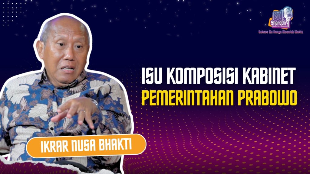 Ikrar Nusa Bhakti saat di podcast EdShareOn. (Foto: EdShareOn.com)