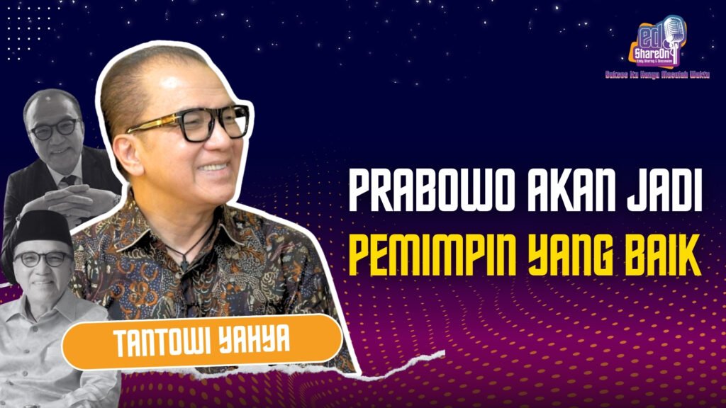 Tantowi Yahya saat di podcast EdShareOn. (Foto: EdShareOn.com)