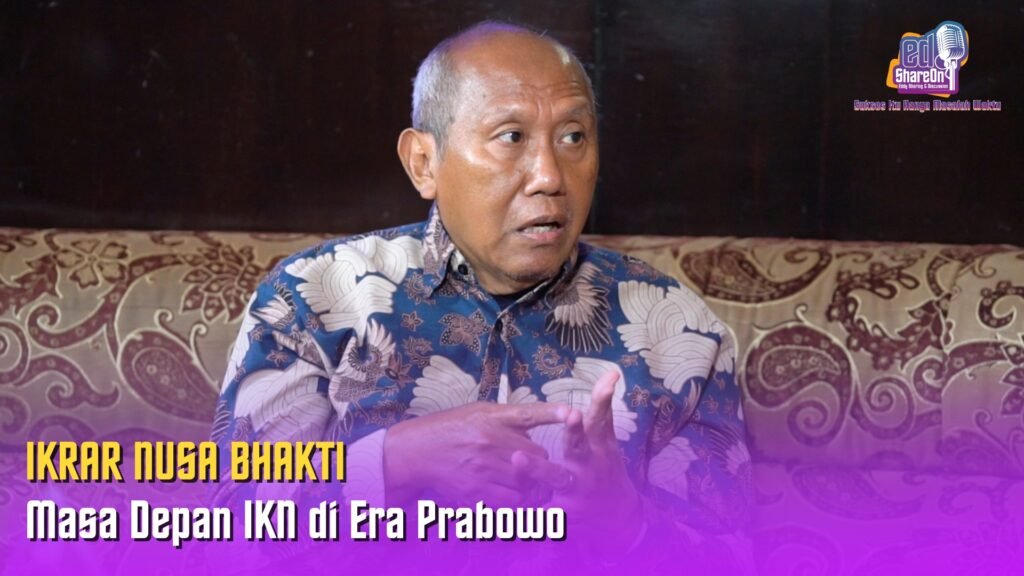 Ikrar Nusa Bhakti saat di podcast EdShareOn. (Foto: EdShareOn.com)