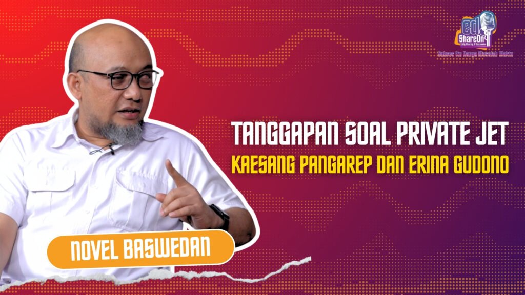 Novel Baswedan saat di podcast EdShareOn. (Foto: EdShareOn.com)