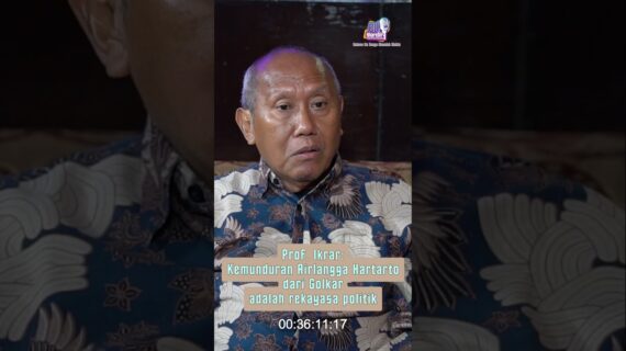 Prof. Ikrar: Kemunduran Airlangga Hartarto dari Golkar adalah rekayasa politik