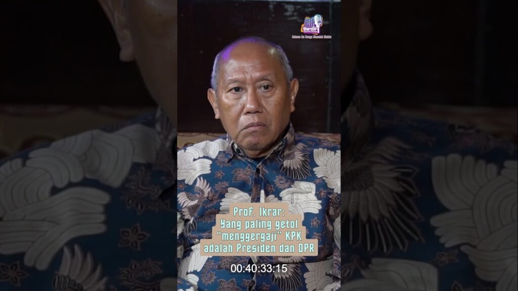 Ikrar Nusa Bhakti saat di podcast EdShareOn. (Foto: EdShareOn.com)