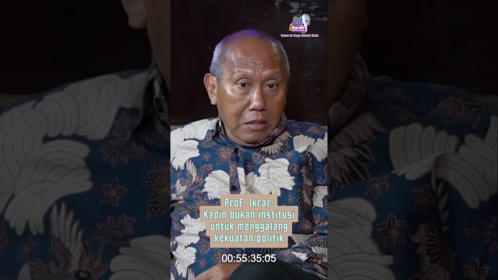 Ikrar Nusa Bhakti saat di podcast EdShareOn. (Foto: EdShareOn.com)