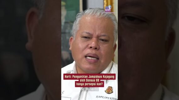 Harli: Penguntitan Jampidsus Kejagung oleh Densus 88 hanya persepsi kan?