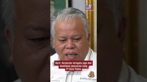 Harli: Korporasi ternyata juga ikut menikmati pencucian uang PT Duta Palma