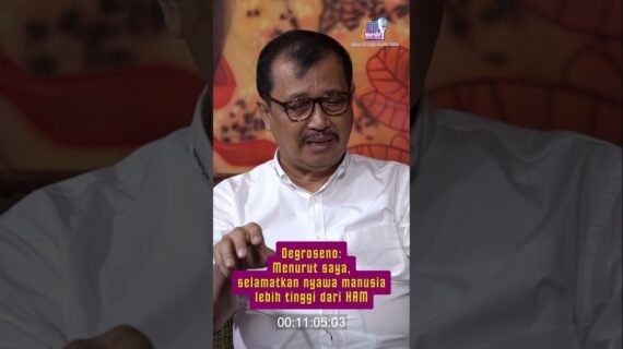 Oegroseno: Menurut saya, selamatkan nyawa manusia lebih tinggi dari HAM