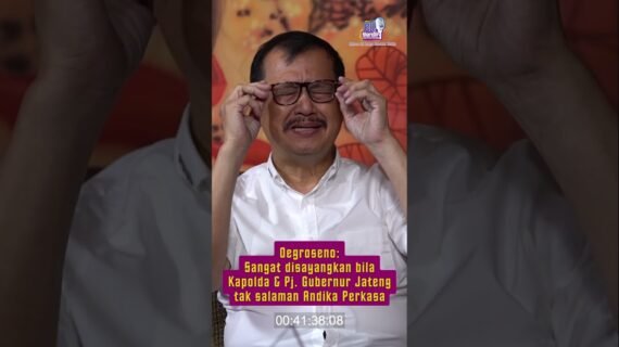 Oegroseno: Sangat disayangkan bila Kapolda & Pj. Gubernur Jateng tak salaman Andika Perkasa