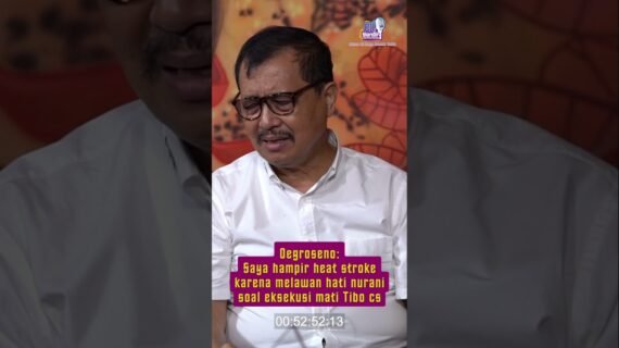 Oegroseno: Saya hampir heat stroke karena melawan hati nurani soal eksekusi mati Tibo cs