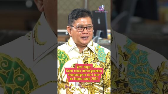 Viva Yoga: Kami tidak berangkatkan transmigran dari luar ke Papua pada 2024