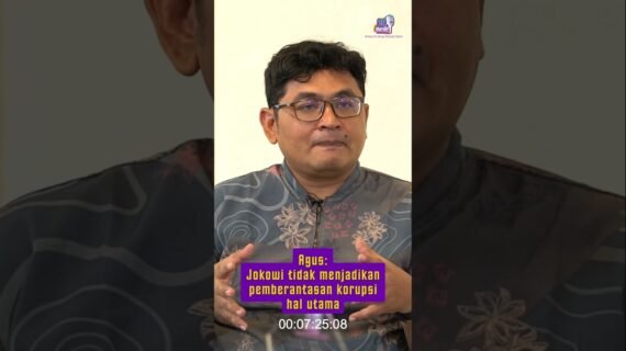 Agus: Jokowi tidak menjadikan pemberantasan korupsi hal utama