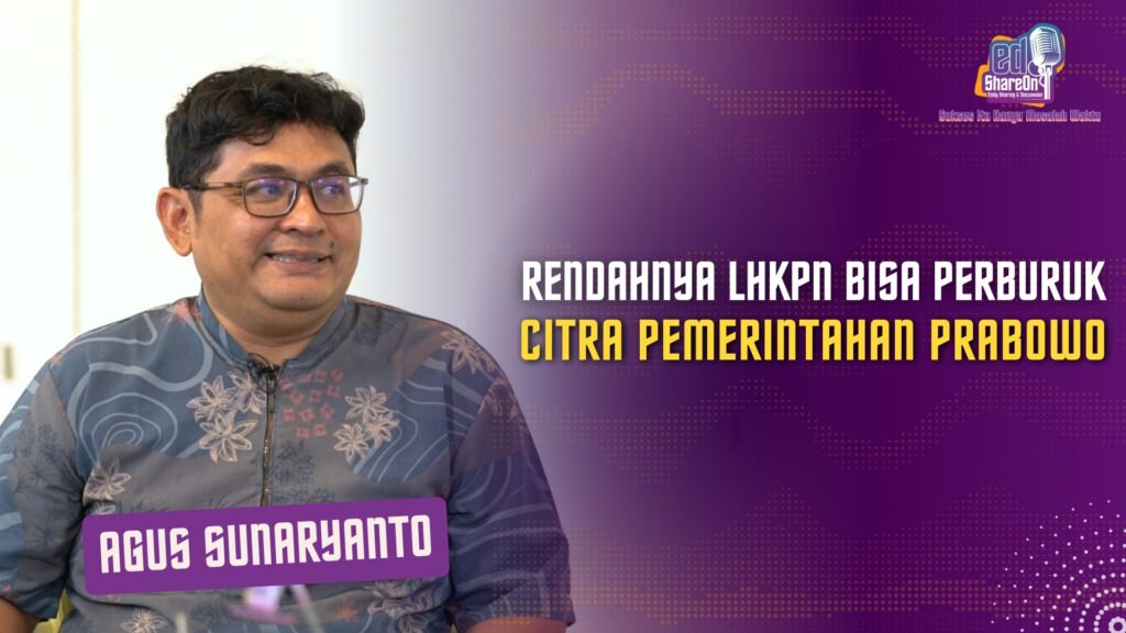 Agus Sunaryanto saat di podcast EdShareOn. (Foto: EdShareOn.com)