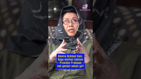 Amelia Achmad Yani: Saya melihat kabinet Presiden Prabowo kok gendut sekali ya?