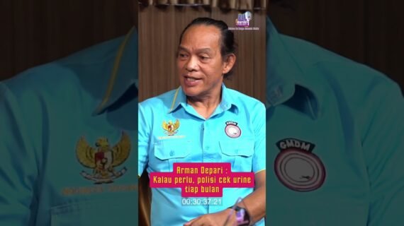 Arman Depari : Kalau perlu, polisi cek urine tiap bulan