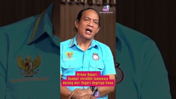 Arman Depari : Sumber narkoba Indonesia datang dari Negeri Segitiga Emas