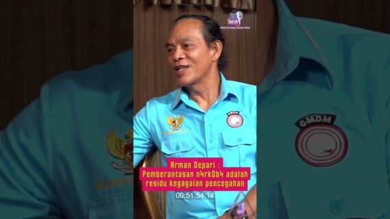 Arman Depari : Pemberantasan narkoba adalah residu kegagalan pencegahan