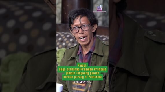 Faisal: Saya berharap Presiden Prabowo jemput langsung pasien korban perang di Palestina
