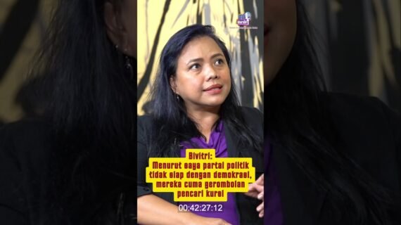 Bivitri: Menurut saya partai politik tidak siap dengan demokrasi, mereka gerombolan pencari kursi