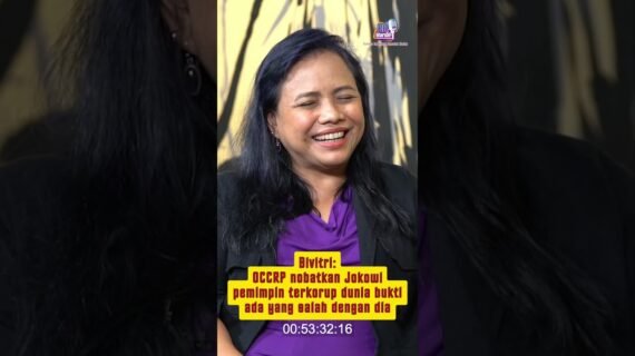 Bivitri: OCCRP nobatkan Jokowi pemimpin terkorup dunia bukti ada yang salah dengan dia