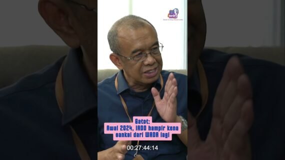 Gatot: Awal 2024, IADO hampir kena sanksi dari WADA lagi