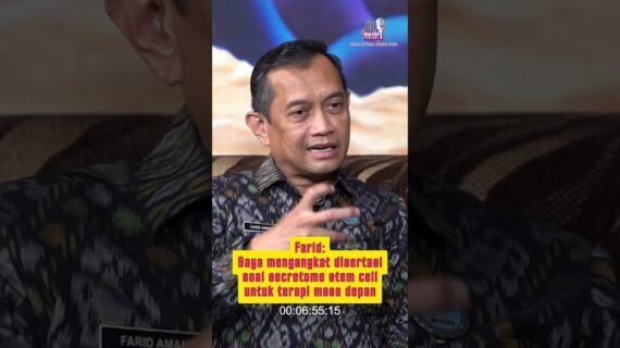 Farid: Saya mengangkat disertasi soal secretome stem cell untuk terapi masa depan