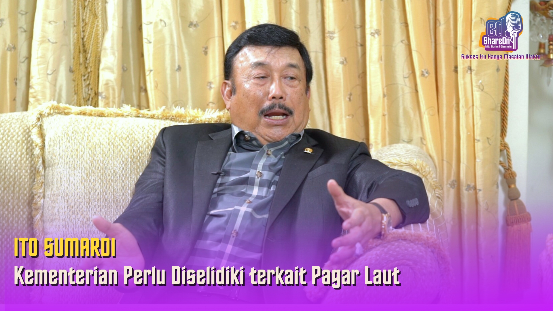 Ito Sumardi: Kementerian Perlu Diselidiki terkait Pagar Laut
