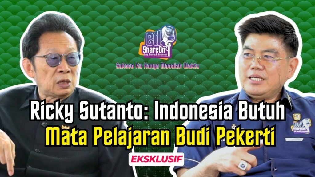 Ricky Sutanto saat di Podcast EdShareOn. (Foto: EdShareOn.com)