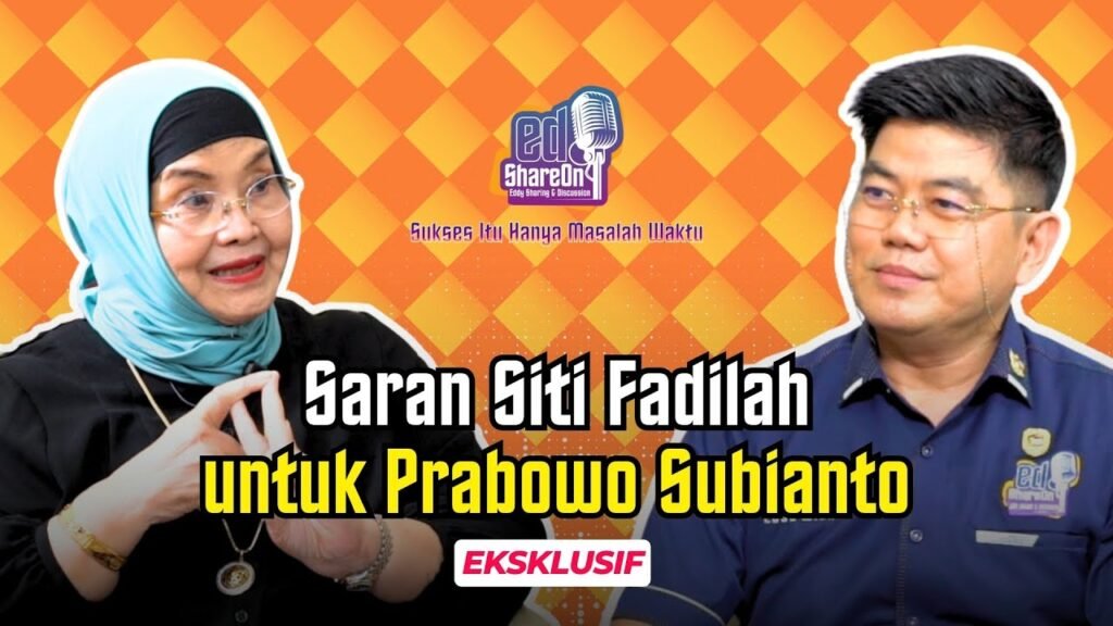Siti Fadilah Supari saat di Podcast EdShareOn. (Foto: EdShareOn.com)