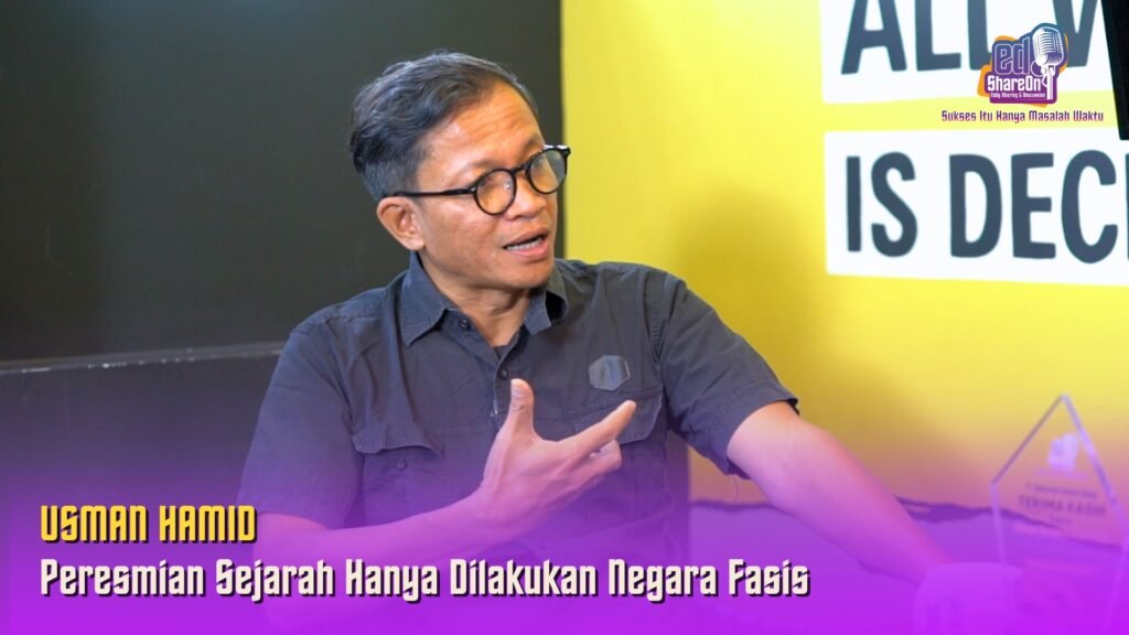 Usman Hamid saat di Podcast EdShareOn. (Foto: EdShareOn.com)