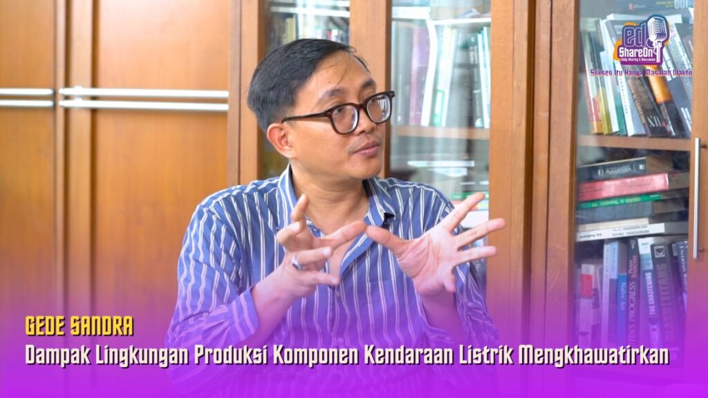 Gede Sandra saat di Podcast EdShareOn. (Foto: EdShareOn.com)