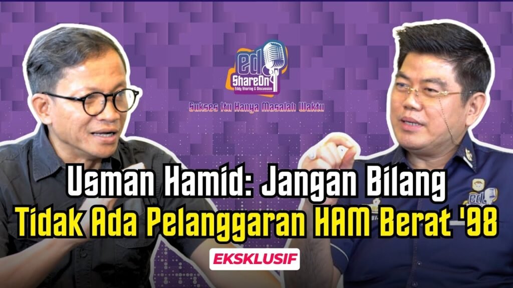 Usman Hamid saat di Podcast EdShareOn. (Foto: EdShareOn.com)