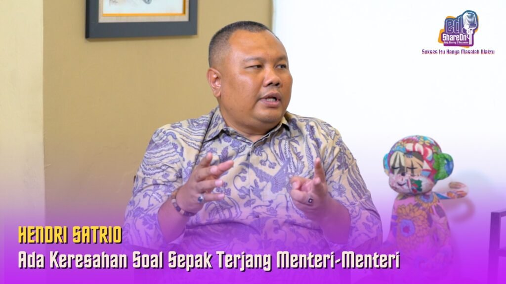Hendri Satrio saat di podcast EdShareOn. (Foto: EdShareOn.com)