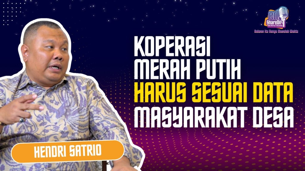 Hendri Satrio saat di podcast EdShareOn. (Foto: EdShareOn.com)