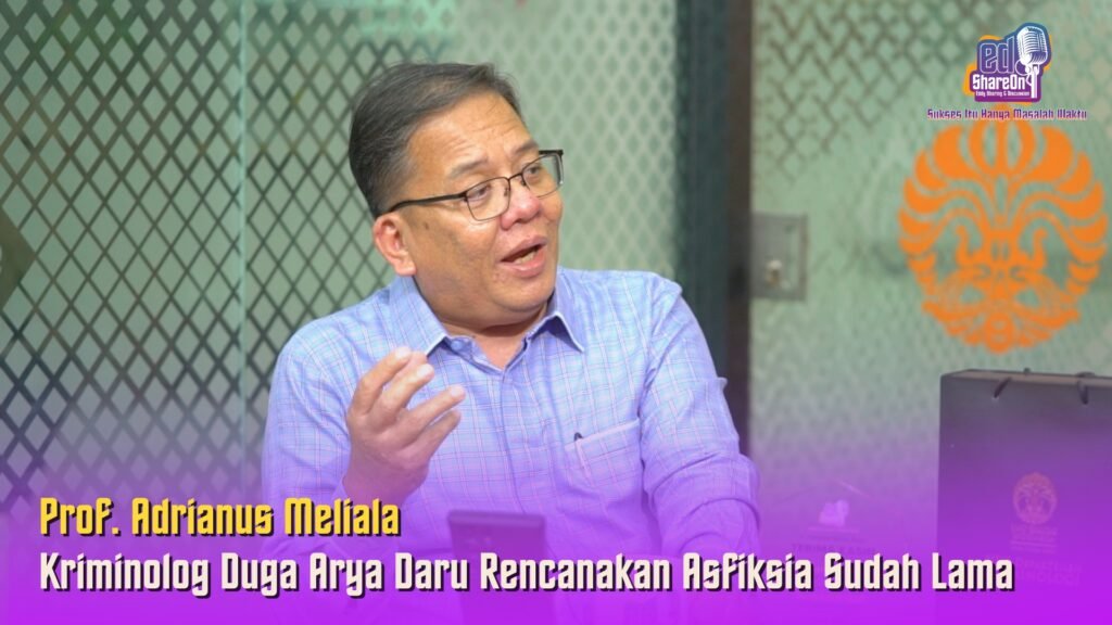 Profesor Adrianus Duga Arya Daru Rencanakan Asfiksia Sudah Lama