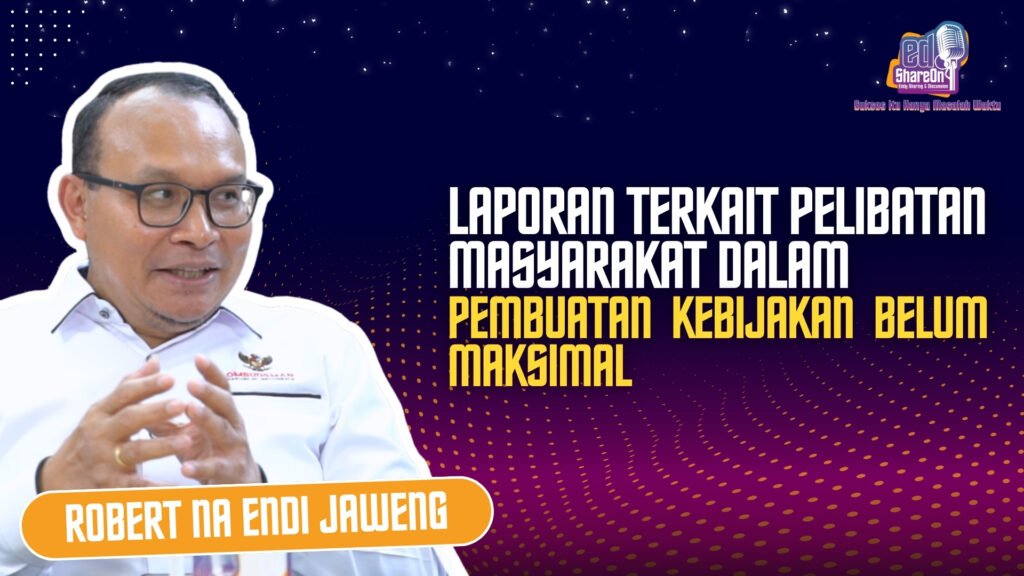 Robert Na Endi Jaweng saat di podcast EdShareOn. (Foto: EdShareOn.com)