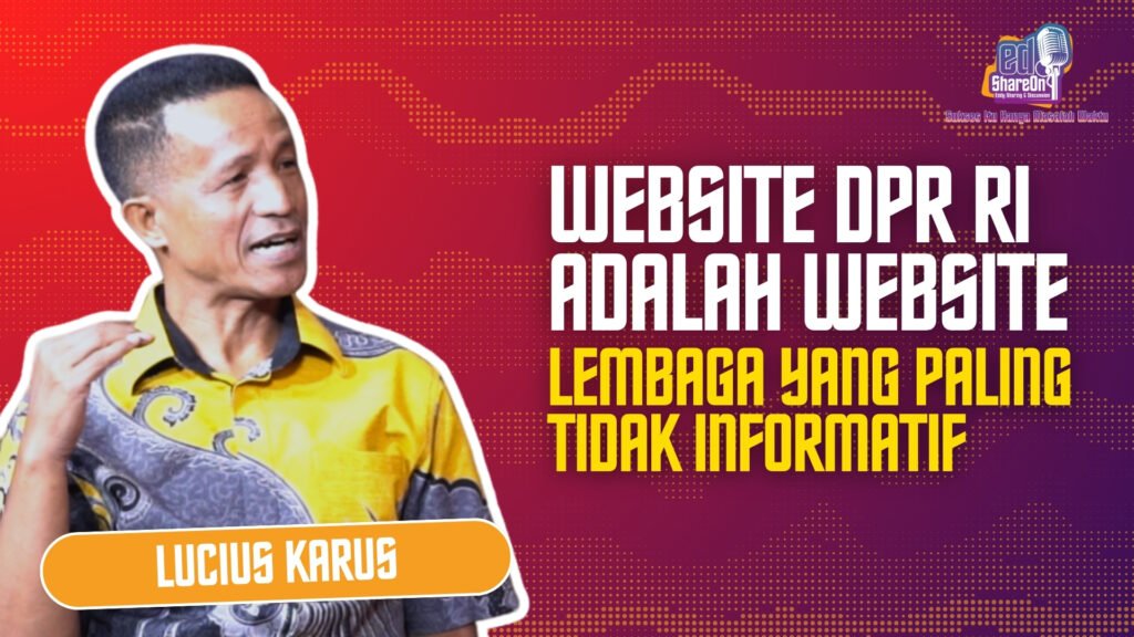 Lucius Karus saat di podcast EdShareOn. (Foto: EdShareOn.com)