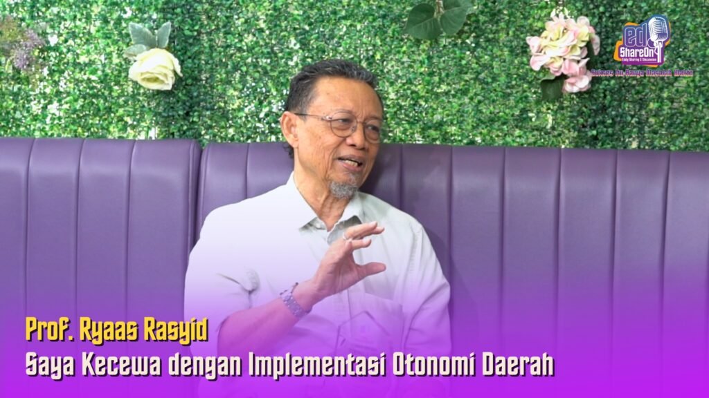 Ryaas Rasyid saat di podcast EdShareOn. (Foto: EdShareOn.com)