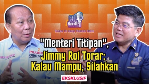 Kabinet Prabowo-Gibran Disebut Banyak “Menteri Titipan”, Jimmy Rol Torar: Kalau Mampu, Silahkan