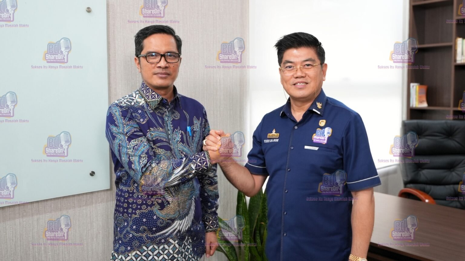 Febri Diansyah saat di podcast EdShareOn. (Foto: EdShareOn.com)