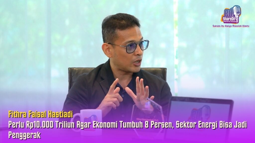 Fithra Faisal saat di podcast EdShareOn. (Foto: EdShareOn.com)