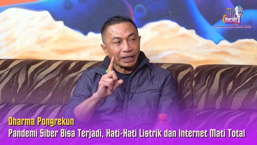 Dharma Pongrekun saat di podcast EdShareOn. (Foto: EdShareOn.com)