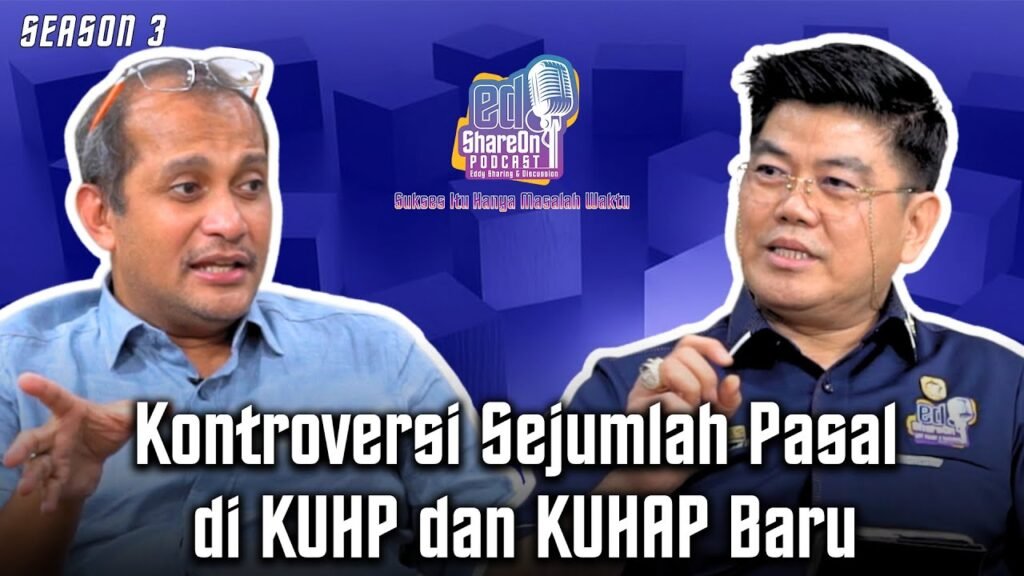 Eddy Hiariej saat di podcast EdShareOn. (Foto: EdShareOn.com)